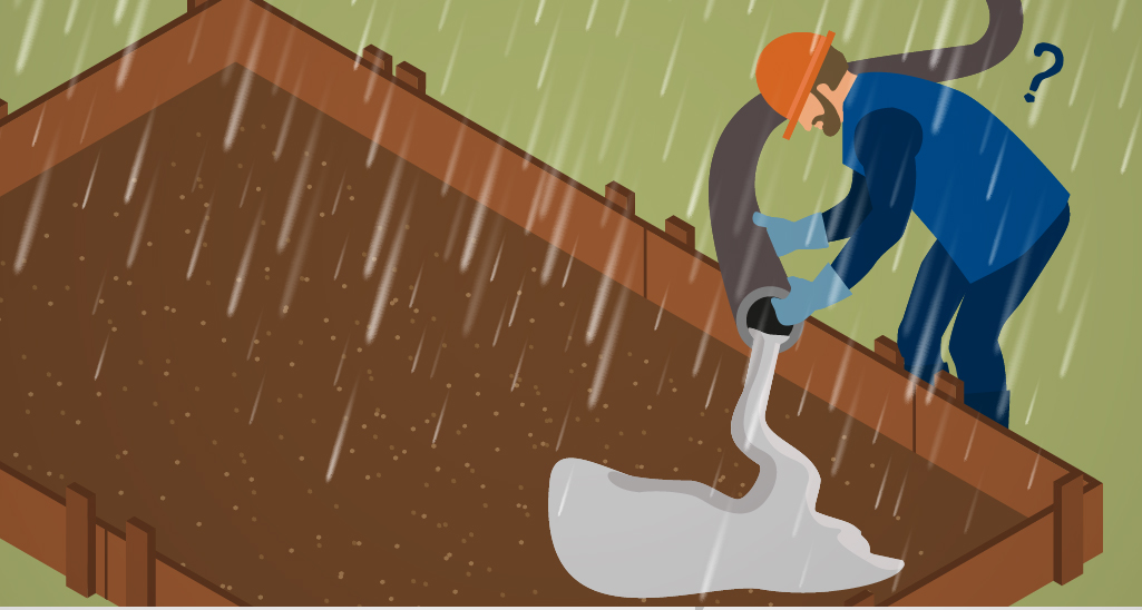 Tips For Pouring Concrete In The Rain | Total Concrete